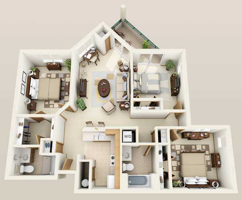 3 bedroom apartments 3 bedroom apartments